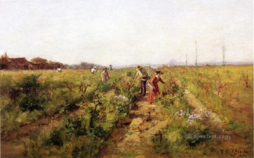 ベリー畑にて セオドア・クレメント・スティール 1890年 セオドア・クレメント・スティール Oil Paintings